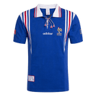 Retrô França Casa Camisa 1996 Azul