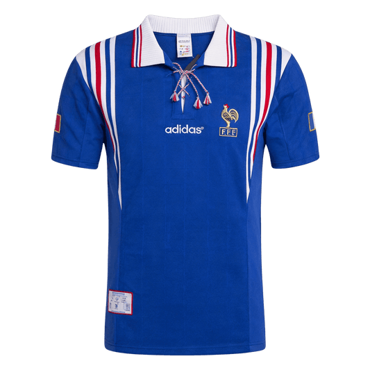 Retrô France Casa Camisa 1996 Azul