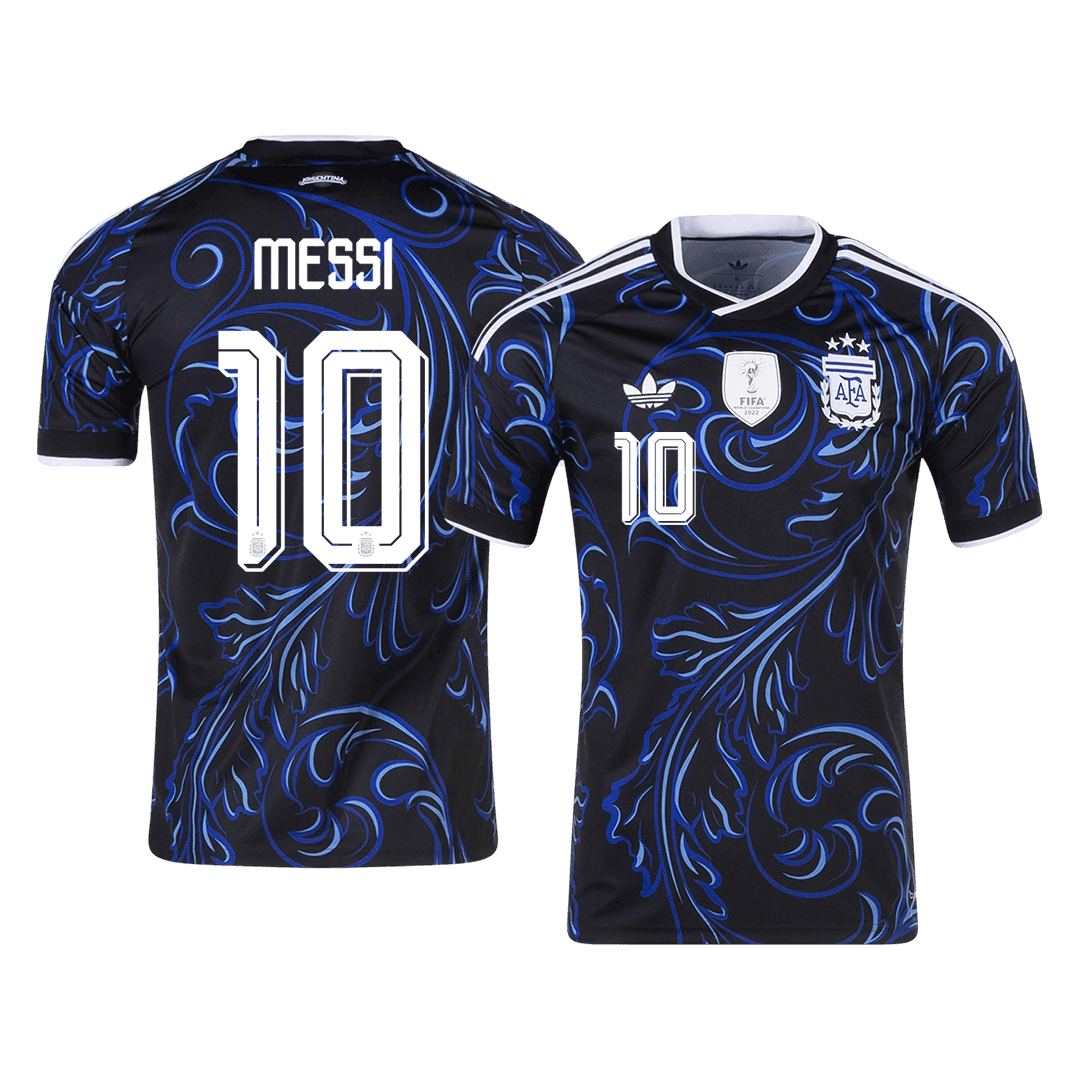 MESSI #10 Argentina Fora Copa do Mundo Camisa 2026 Preto