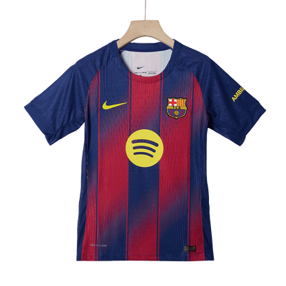 Autêntico LAMINE YAMAL #10 Barcelona Casa Futebol Camisas 2025/26