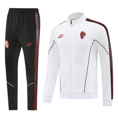 AC Milan Treino Jaqueta Conjunto (Jaqueta+Calças) 2025/26 Branco