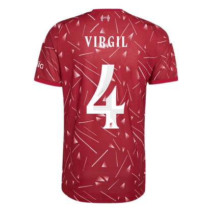 Versão do Jogador VIRGIL #4 Liverpool Casa Futebol Camisas 2026/27 Vermelho - UCL