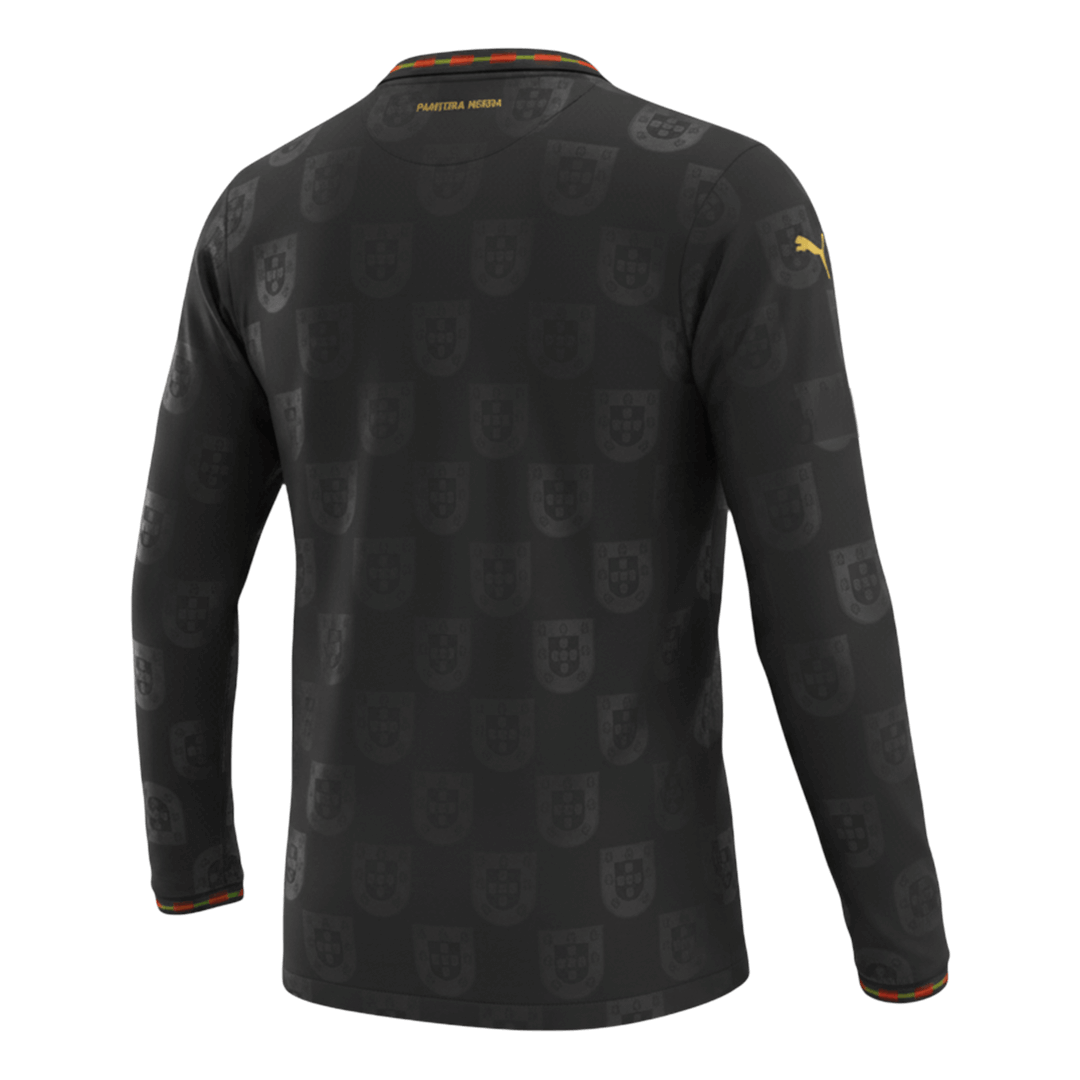 Portugal Manga comprida Camisa 2026 Preto