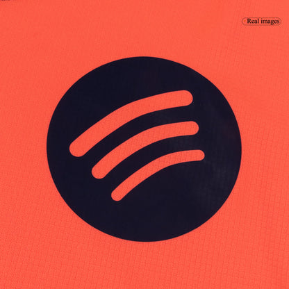 Barcelona Infantil 
 Fora Terceira Futebol Camisa Conjunto (Camisa+Shorts+Meias) 2025/26 Laranja