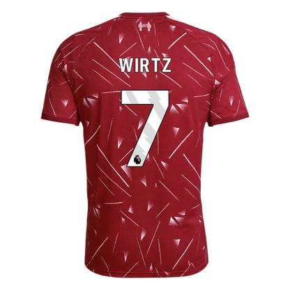 【Super Qualidade】WIRTZ #7 Liverpool
 Casa Futebol Camisa 2026/27 Vermelho