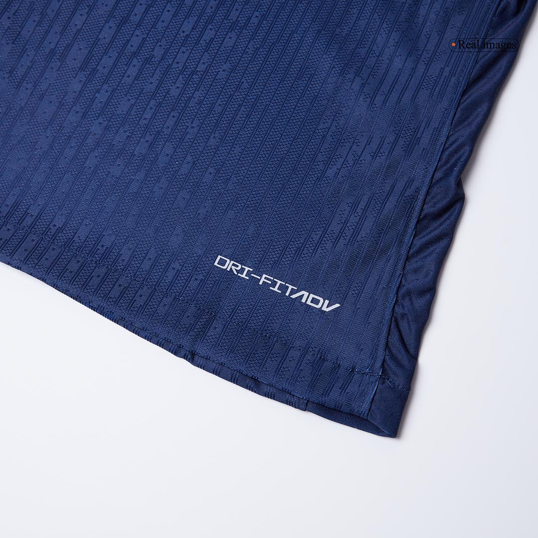 Jogador G.RAMOS #9 PSG Casa Futebol Camisas 2025/26 Marinha