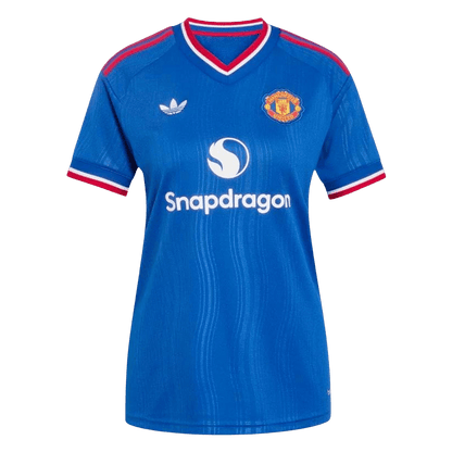 Mulheres Manchester United Alternativa Camisa 2026/27 Azul