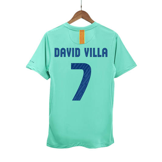 Barcelona Retro Shirt DAVID VILLA #7 Away Football Shirt 2010/11