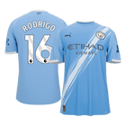 【Super Qualidade】RODRIGO #16 Manchester City
 Casa Futebol Camisa 2025/26 Azul