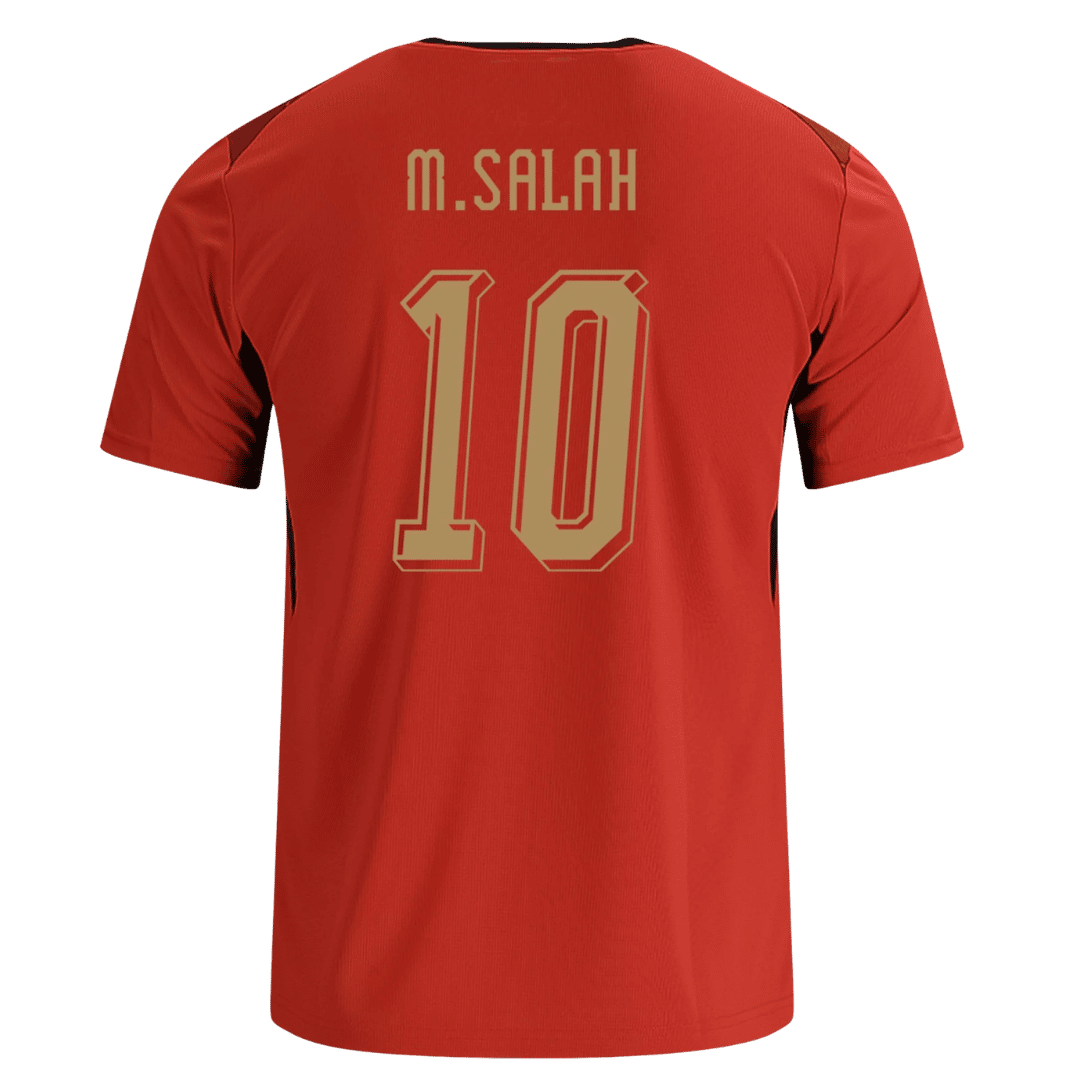 M.SALAH #10 Egypt Casa Copa do Mundo Camisa 2026 Vermelho - camisola de futebol para adeptos em - imagem 2