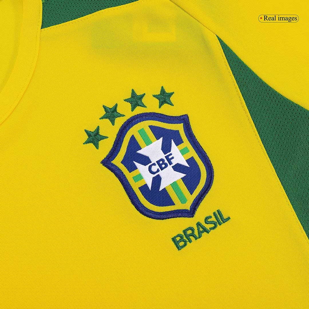 Camisola de futebol retro do Brasil #9 do RONALDO 2002/03