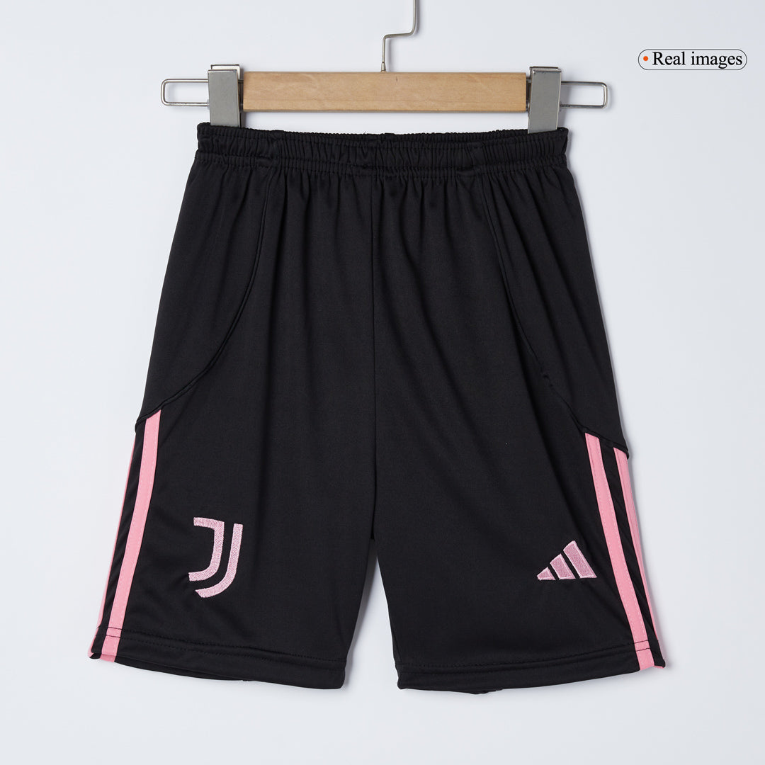 Juventus Infantil Casa Futebol Camisa Conjunto (Camisa + Calção + Meias) 2025/26