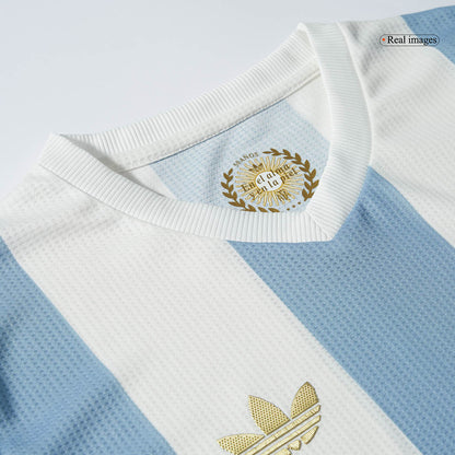 Camisola de futebol MESSI #10 Argentina personalizada 2024 50th aniversário