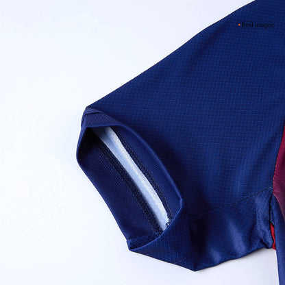 Barcelona Casa  Infantil Conjunto（Camisa + Calção + Meias) 2025/26  Vermelho&Azul