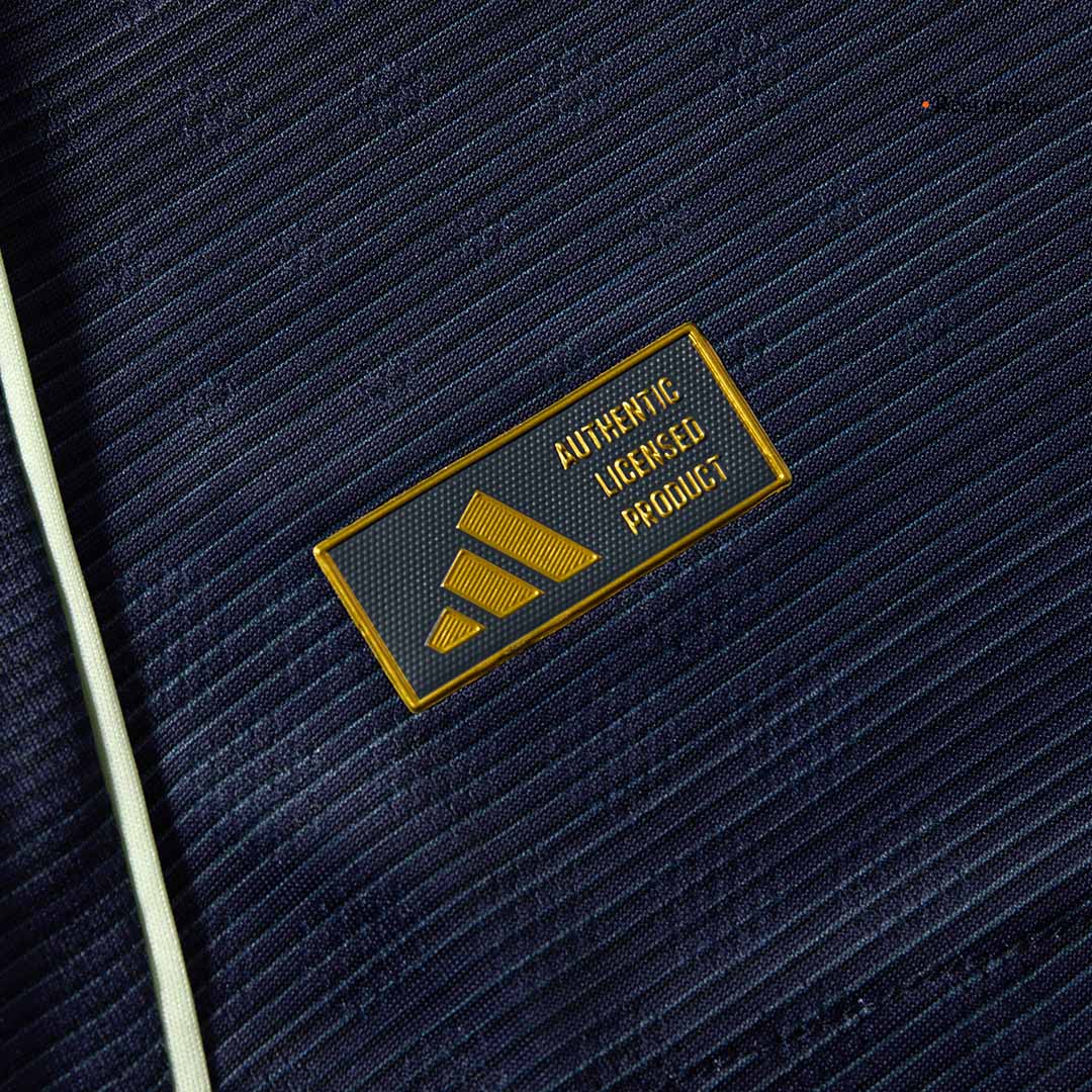 Autêntico CAMAVINGA #6 Real Madrid Fora Futebol Camisas 2025/26 Marinha