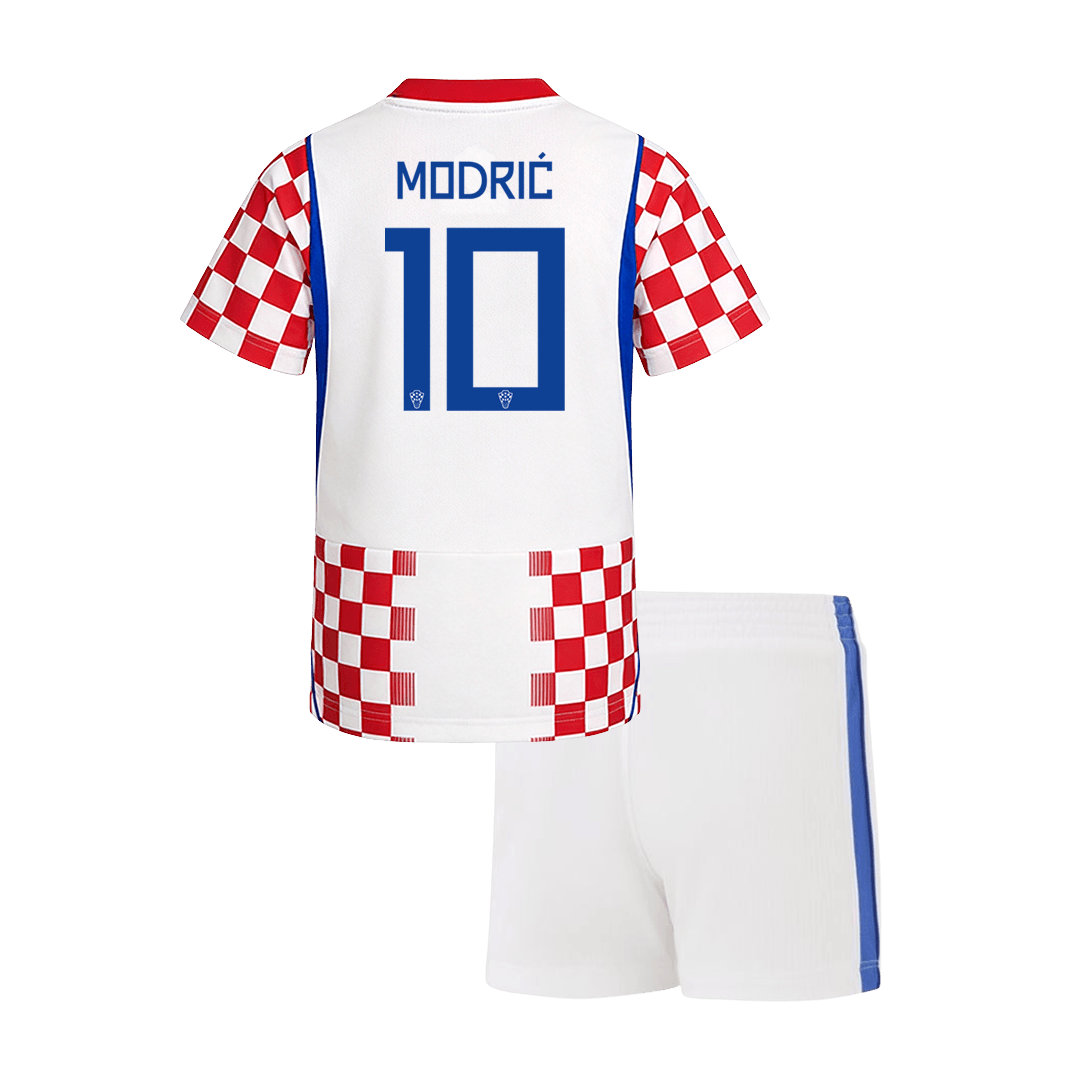 MODRIĆ #10 Croatia Infantil 
 Casa Copa do Mundo World Cup Futebol Camisa 2026