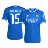 ARDA GÜLER #15 Real Madrid Fora Terceira Camisa 2025/26 Azul camisola de futebol