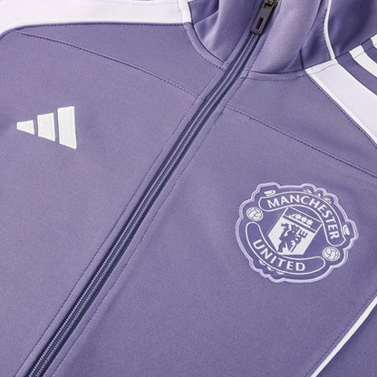 Manchester United Formação Blusão 2025/26 Roxo