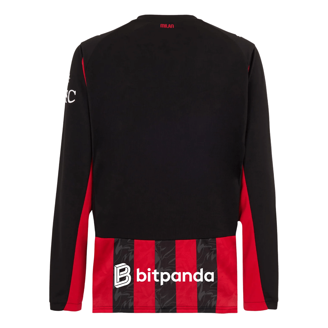 AC Milan Casa Manga comprida Camisa 2025/26