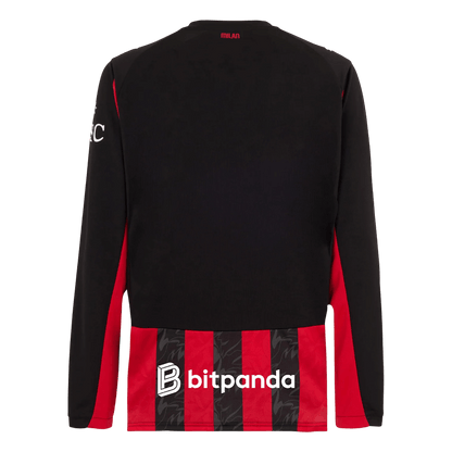 AC Milan Casa Manga comprida Camisa 2025/26