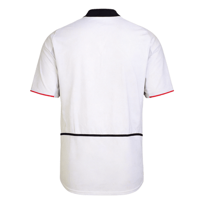 Retrô Manchester United Fora Camisa 2002/03 Branco