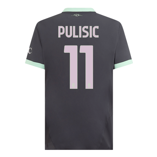 Camisola de futebol aut¨ºntica PULISIC #11 AC Milan Third Away 2024/25