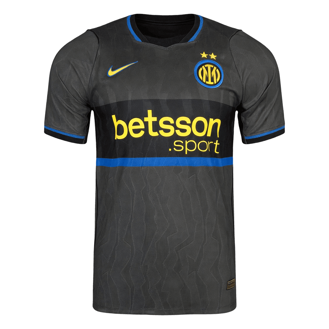 Versão do Jogador Inter Milan Terceira Futebol Camisas 2026/27 Preto