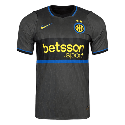 Versão do Jogador Inter Milan Terceira Futebol Camisas 2026/27 Preto