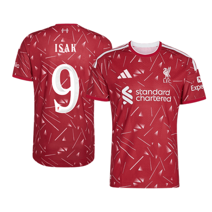 Versão do Jogador ISAK #9 Liverpool Casa Futebol Camisas 2026/27 Vermelho - UCL