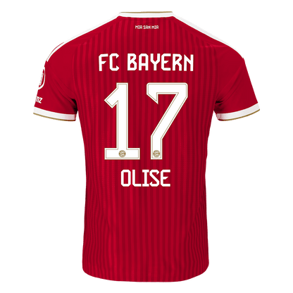 Versão do Jogador OLISE #17 Bayern Munich Casa Futebol Camisas 2026/27 Vermelho