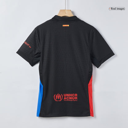Camisola de Futebol Autêntica do Barcelona Away 2024/25 - Logotipo Spotify sem Texto
