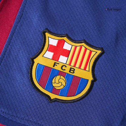 Barcelona Casa Camisa Conjunto (Camisola + Calções+Meias) 2025/26- Vermelho&Azul
