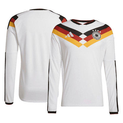 Germany Casa Manga comprida Camisa 2026 Branco - camisola de futebol para adeptos em Portugal