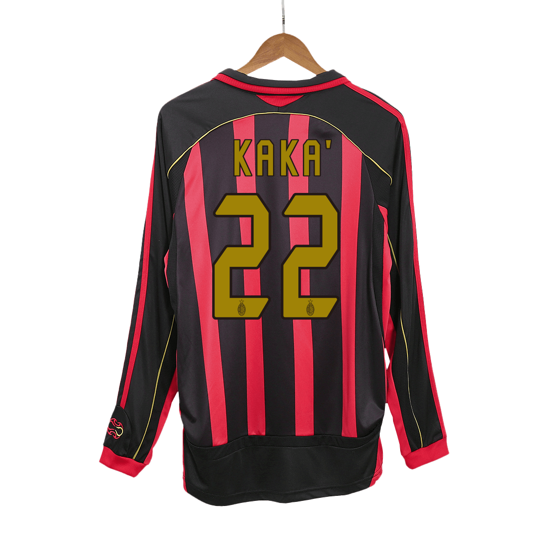 KAKA' #22 AC Milan 2006/07 Retro Football Shirt