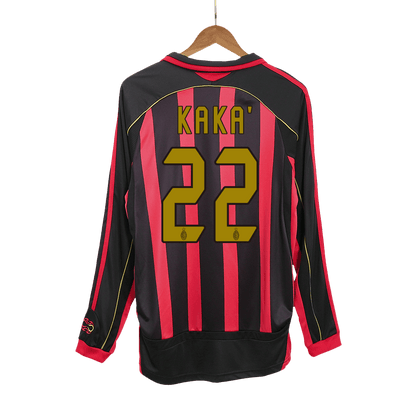 Camiseta de fútbol retro KAKA' #22 del AC Milan 2006/07