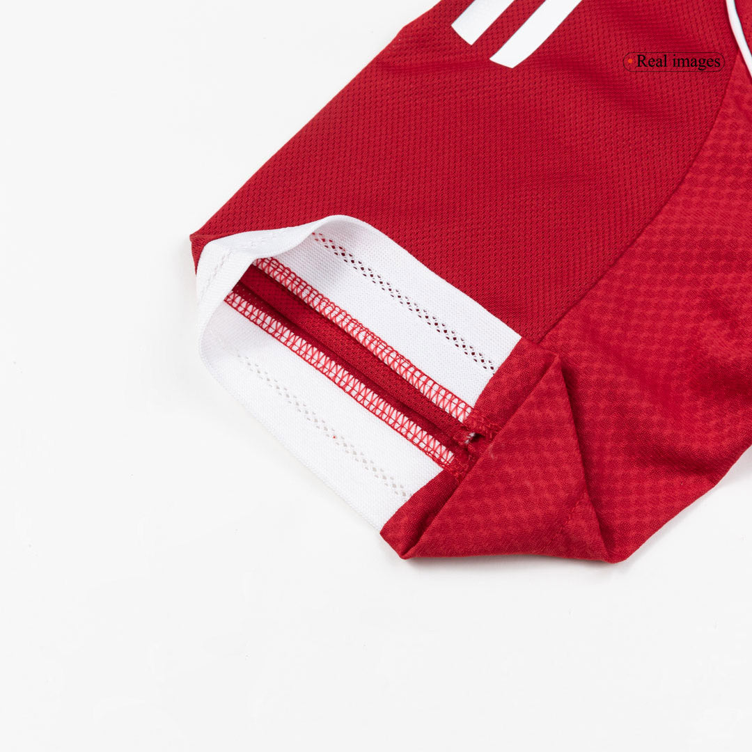 Autêntico ISAK #9 Liverpool Casa UCL Futebol Camisas 2025/26 Vermelho - UCL