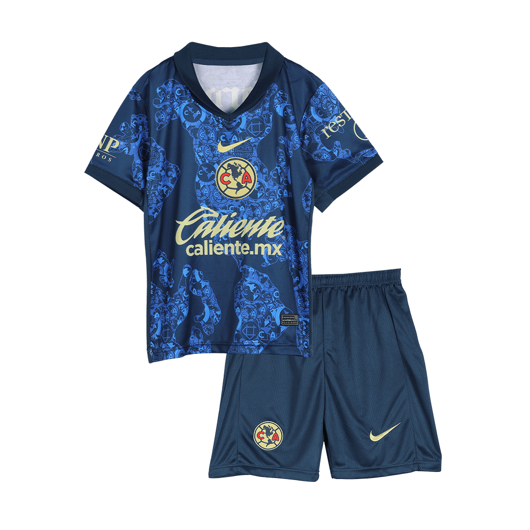 Kids Club America Aguilas Away Football Kits 2024/25