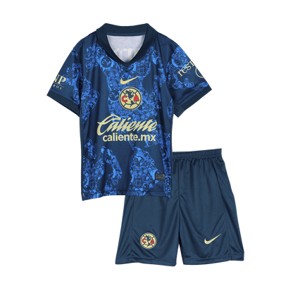 Kids Club America Aguilas Fora de casa Kits de futebol 2024/25