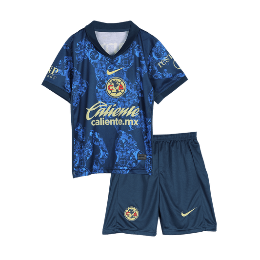 Kids Club America Aguilas Away Football Kits 2024/25