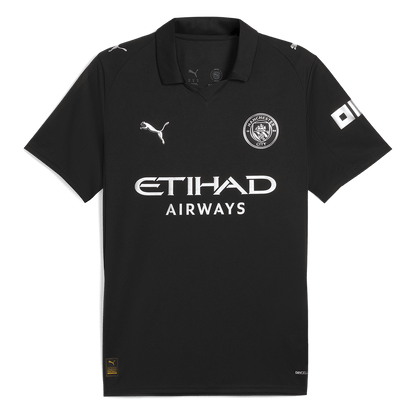 RODRIGO #16 Manchester City Fora Camisa 2025/26- Preto