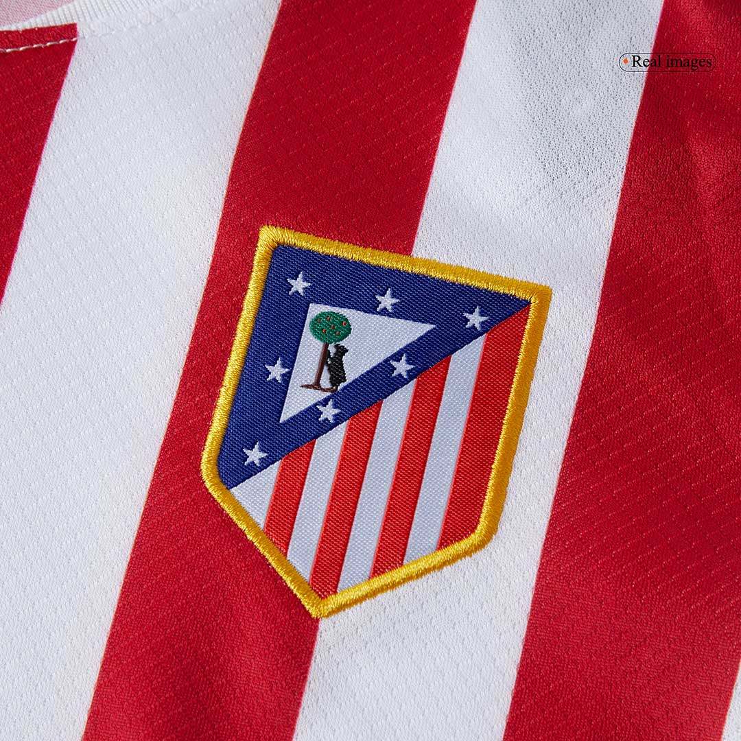 Atletico Madrid Infantil Casa Conjunto (Camisa + Calção + Meias) 2025/26