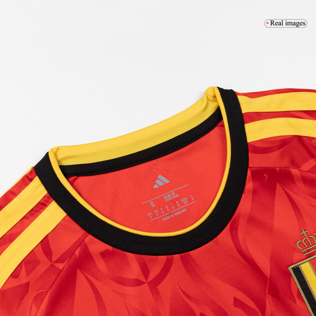 LUKAKU #9 Bélgica Casa Copa do Mundo Camisa 2026 Vermelho