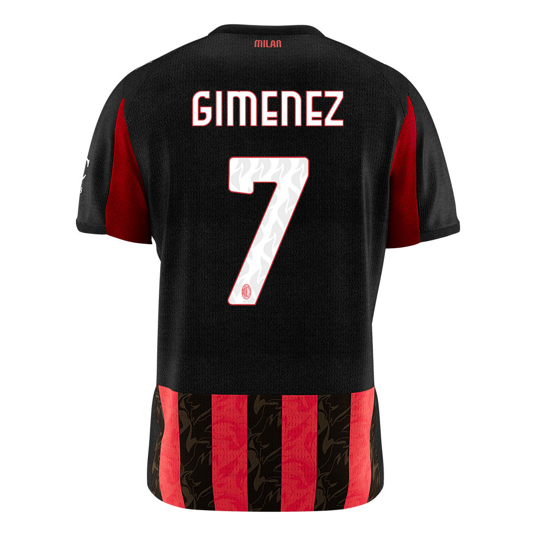 GIMENEZ #7 AC Milan Casa Camisa 2025/26