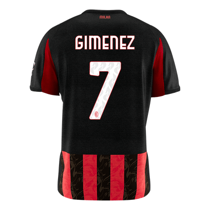 GIMENEZ #7 AC Milan Casa Camisa 2025/26