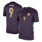 Camisola de futebol KANE #9 Inglaterra fora de casa camisola personalizada