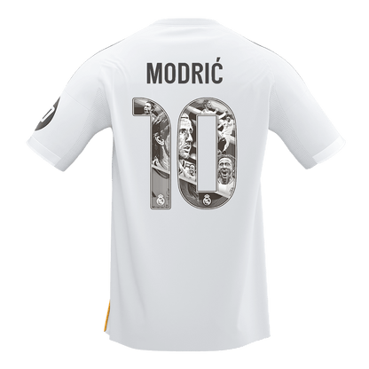 【Super Qualidade】MODRIĆ Special #10 Real Madrid
 Casa Futebol Especial Camisa 2025/26 Branco