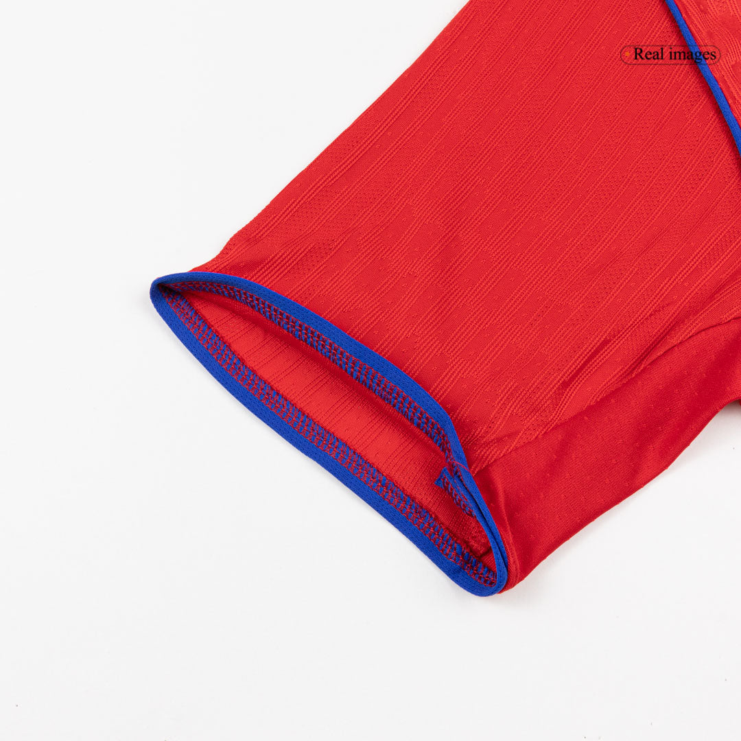 Jogador HAKIMI #2 PSG Terceira Futebol Camisas 2025/26 Vermelho