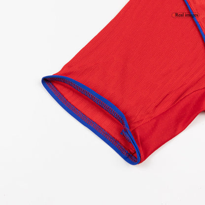 Jogador HAKIMI #2 PSG Terceira Futebol Camisas 2025/26 Vermelho