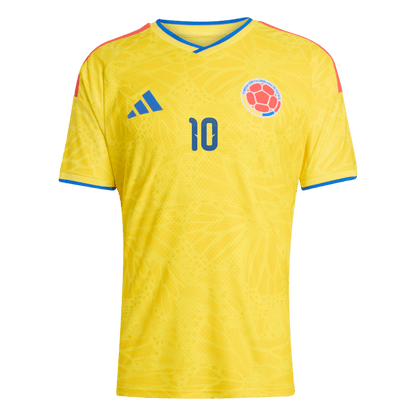 Jogador  JAMES #10 Colombia Casa World Cup Futebol Camisas 2026 Amarelo