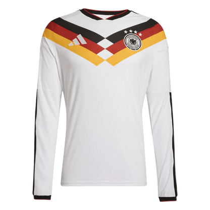 Germany Casa Manga comprida Camisa 2026 Branco - camisola de futebol para adeptos em Portugal